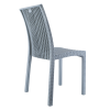 Set 2 Sedie Giardino NINFEA in Stile Rattan Senza Braccioli Sedute per Esterni