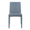 Set 4 Sedie Giardino NINFEA in Stile Rattan Senza Braccioli Sedute per Esterni
