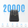 Power Bank 20000mAh Caricabatterie Rapido Portatile con 4 Cavi Inclusi USB