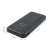 Power Bank 20000mAh Caricabatterie Rapido Portatile con 4 Cavi Inclusi USB