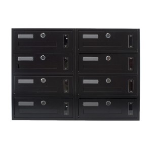 Cassetta postale condominiale 8 posti ARTIGIAN FERRO 783.D 42x18x62cm ANTRACITE