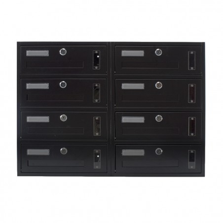 Cassetta postale condominiale 8 posti ARTIGIAN FERRO 783.D 42x18x62cm ANTRACITE