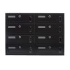 Cassetta postale condominiale 8 posti ARTIGIAN FERRO 783.D 42x18x62cm ANTRACITE