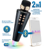 Microfono Karaoke Wireless Q-2711 Speaker Musica Bluetooth con USB per Feste