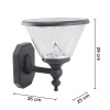 Lampada Led Da Parete 5W Esterni Con Pannello Solare Applique 3 Modalità IP67