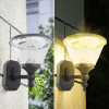 Lampada Led Da Parete 5W Esterni Con Pannello Solare Applique 3 Modalità IP67