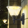Lampada Led Da Parete 5W Esterni Con Pannello Solare Applique 3 Modalità IP67