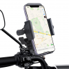 Supporto Porta Cellulare con Presa USB Ricarica 5V 2.5A per Moto e Bici