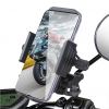 Supporto Porta Cellulare con Presa USB Ricarica 5V 2.5A per Moto e Bici