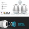 Lampada Touch Portatile con Speaker Altoparlante per Musica ed Effetti Luminosi