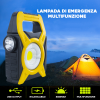 Lampada Faretto d'Emergenza con Pannello Solare JY-9788 e Lampadina USB