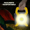 Lampada Faretto d'Emergenza con Pannello Solare JY-9788 e Lampadina USB