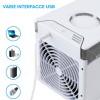 Condizionatore Portatile da Tavolo 802985 Mini Refrigerante Cromoterapia 7 LED