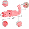 Pistola Bolle di Sapone Automatica Bubble Gun Macchina Sparabolle a Batterie