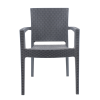 SET 2 SEDIE RATTAN CON BRACCIOLI DA MODIFICARE