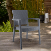 SET 2 SEDIE RATTAN CON BRACCIOLI DA MODIFICARE