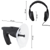 Kit spy ear microfono spia direzionale ambientale monocolo