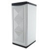 Armadio Portabombole 1 Anta in PVC 800176 Mobile Modulare 2 Mensole per Esterno