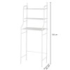 Scaffale Multifunzione per Lavatrice 01066 Rack Mensole Salvaspazio 65x25x160cm