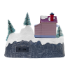 Villaggio Natalizio 243012 treno Natale con Luci Suoni e Movimento 24x16x17 cm
