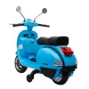 Moto elettrica PIAGGIO per bambini VESPA PX LT887 con rotelle 12V luci led