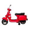 Moto elettrica PIAGGIO per bambini VESPA PX LT887 con rotelle 12V luci led