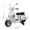 Moto elettrica PIAGGIO per bambini VESPA PX LT887 con rotelle 12V luci led