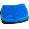 Cuscino gel traspirante anti decubito ergonomico sedute prolungate 37x30x4 cm