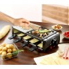 Raclette doppia cottura griglia e pietra antiaderente con 16 accessori 1200Watt