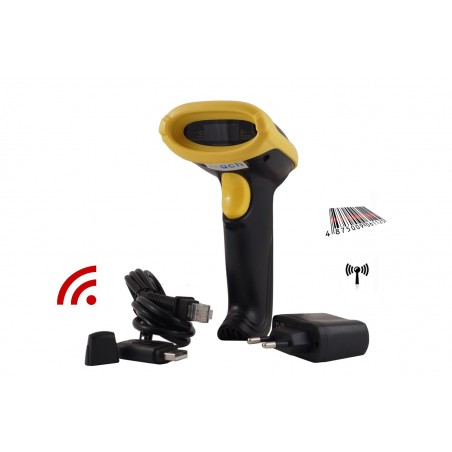 Pistola lettore codici a barre wireless barcode scanner laser wifi senza fili